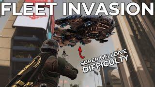 Helldivers 2 – Soloing Super Earth's Hardest Mission EVER… It's INSANE.. (Fleet Invasion)