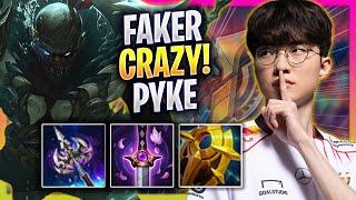 FAKER IS SO CRAZY WITH PYKE! - T1 Faker Plays Pyke SUPPORT vs Rakan! | Season 2024