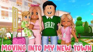  MOVING MY FAMILY INTO OUR NEW TOWN ️ | Bloxburg Roleplay | Roblox