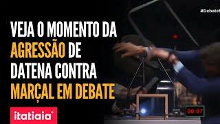 VEJA O MOMENTO QUE PABLO MARÇAL É AGREDIDO POR DATENA EM DEBATE DA TV CULTURA