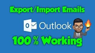 How to Export and import Emails with the help of outlook