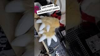 Lets make wickerbeast paws #fursuitmaker #fursuit