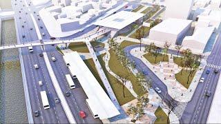 WORKS ON LINE 2 GREEN ARICANDUVA STATION VERY SOON THE TATUZÃO WILL PASS BY HERE