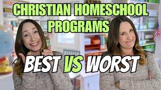 BEST Christian Online Homeschooling Programs - 6 Popular Online Christian Curriculums for 2024!