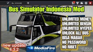 Bus Simulator Indonesia Mod Apk 4.3.2 Unlimited Money Terbaru