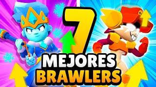 ¿LARRY SIGUE SIENDO el MEJOR?  7 MEJORES BRAWLERS de BRAWL STARS