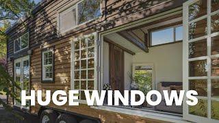 Huge Windows in a 34ft Tiny Home