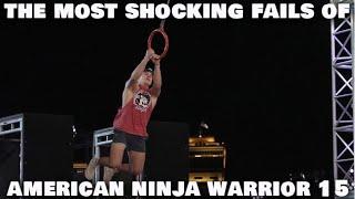 The Most Shocking Fails of American Ninja Warrior Season 15