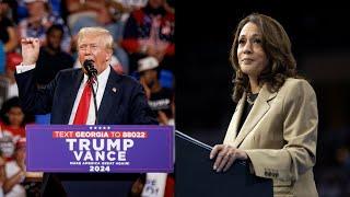 Harris Holds Small Lead Over Trump Across Swing States