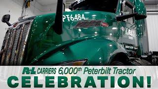 R+L Carriers Acquires its 6000th Peterbilt Truck