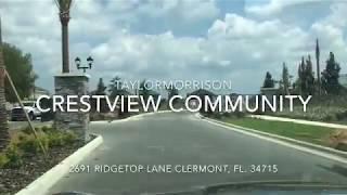 Taylormorrison Homes Crestview Community Clermont FL.