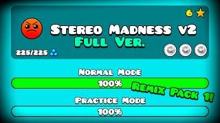 STEREO MADNESS V2 FULL VERSION! BY: 417KEVINJT (Full HD) || Geometry Dash 2.206