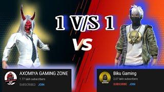 AXOMIYA GAMING ZONE VS ASSAM BIKU || 1 VS 1 FULL CUSTOM  || AXOMIYA GAMING ZONE 