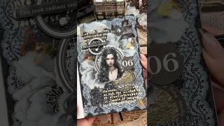 ASMR journal gothic️|#asmr #gothic #journaling #journalwithme #journal #scrapbooking #fyp #diy