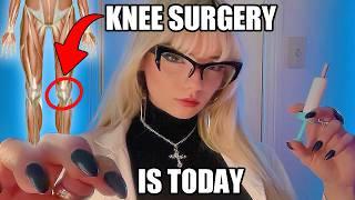 ASMR Prepping You For Knee Surgery (semi violent)