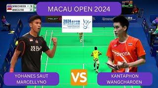 YOHANES SAUT MARCELLYNO (INA) VS  KANTHAPON WANGCHAROEN (THA) | MACAU OPEN 2024