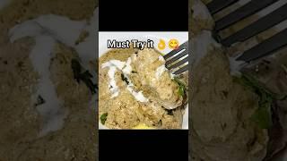 Chicken Tikka With Creamy Smooth White Gravy | #chicken #tikka #shorts #viral