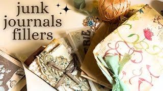 How to create junk journals FILLERS