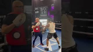 Training with the hall of fame Cuban trainer Orlando Cuellar commando Zero.