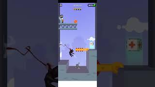 Web Master Stickman Superhero gameplay #imalidotcom level 91 Shoot the web jump and teleport