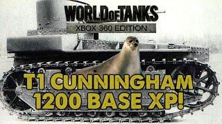 T1 Cunningham - 1200 Base XP! - WoT Xbox 360
