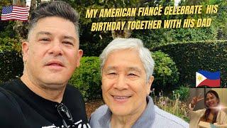 Filipina Fiancé meets my Dad for the 1st time | Virtual celebration | American | Korean | Filipino