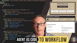 Building AI Workflows Fast with "Agent as Code" (AoC): Proof of Concept