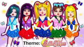 Buying Iconic SAILOR MOON Themes in DRESS to IMPRESS...!!! OUTFIT HACKS to WIN