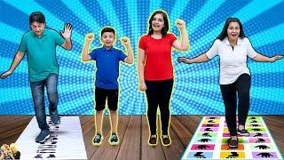 HOP SCOTCH | Family Challenge Jumping Jack | Aayu and Pihu Show