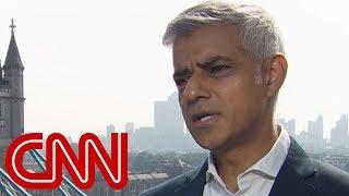 London Mayor Sadiq Khan responds to Trump