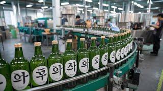 The Soju Manufacturing Process: From Grain to Bottle.