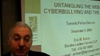 Toronto School Cops-Internet Violence Prevention Training-Lawyer Eric Roher