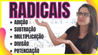 OPERAÇÕES COM RADICAIS ‍ PROF GISELE RAMOS