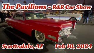 Rock and Roll Car Show at the Pavilions. February 10, 2024.