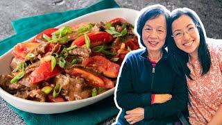 Mother-in-Law's Beef Tomato Stir Fry!