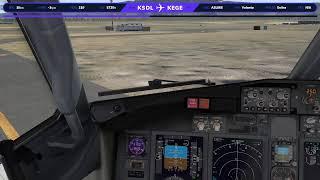 X-PLANE 11 LIVE / B738 / KSDL-KEGE