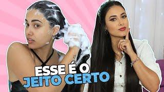 DESSA VEZ VOCÊ APRENDE | COMO LAVAR O CABELO CORRETAMENTE