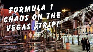 Vegas Strip Night Walk Monday Night 11/18/2024 Formula 1 Taking Over! Wynn Hotel & More