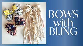 Shabby Chic bows | Americana, Bee and Feminine Bow tutorials