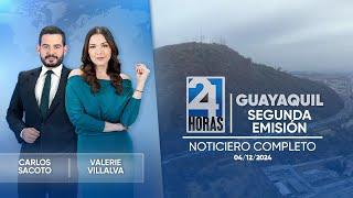 Noticiero de Guayaquil (Segunda Emisión 04/12/2024)