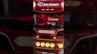 South Tyrol Trucker 2024  BEST SCANIA V8 open pipe sound ️ Truck Show European Truck Spotting