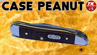 Case Peanut Jigged Delrin Pocket Knife 00046 (6220 SS)