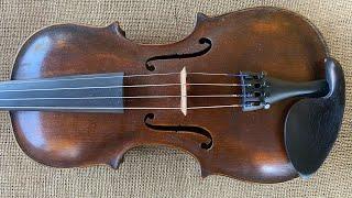 BEAST MODE ON STEROIDS VIOLIN #1284. Re-voiced HOPF Model Klingenthal.  DANG! For Sale!