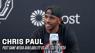 Chris Paul Postgame vs Atlanta Hawks | 12.19.2024