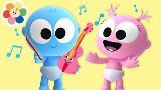 Laughing With Funny GooGoo & GaaGaa Baby | Violin Music for Babies + More Musical Instruments Sounds