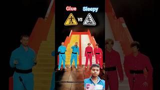 Mr beast gameplay glue vs sleepy #youtube #world famous