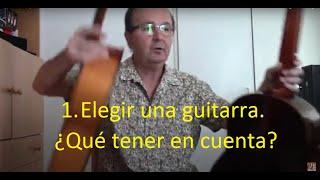 1. Elegir una guitarra. ¿Qué tener en cuenta? - (IMPORTANTE EN LA GUITARRA)