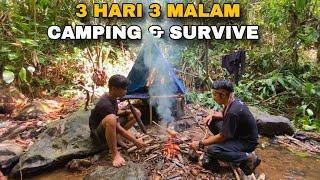 3 Hari 3 Malam Camping & Survive Makan Buah Hutan, Pasang Jerat #kinsurvive