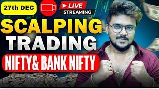 Banknifty & Nifty Live Optionstrading | 27 December | Zero Hero live trade #banknifty #nifty