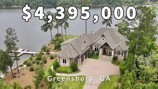 Paradise Found: Dream Lake Home Tour | Reynolds Lake Oconee | Over 300 ft of Water Frontage